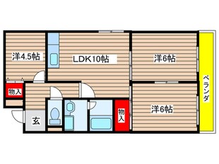 ミスカニア八事の物件間取画像